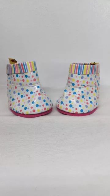 (A1:24) Build a Bear Workshop Rain boots Pink Polka Dot Rain Boots BABW (A1:24) Build a Bear Workshop Rain boots Pink Polka Dot Rain Boots BABW