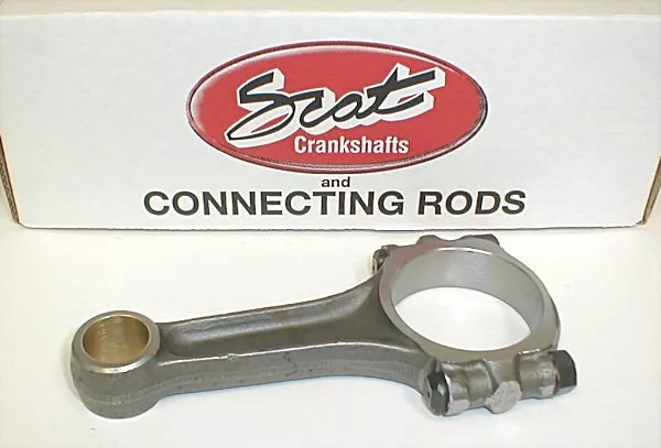 Sca 3-Icr6000 New Sbc 6" Scat 4340 Ibeam Rods Chevy Gm 350 Bushed Connecting Rod