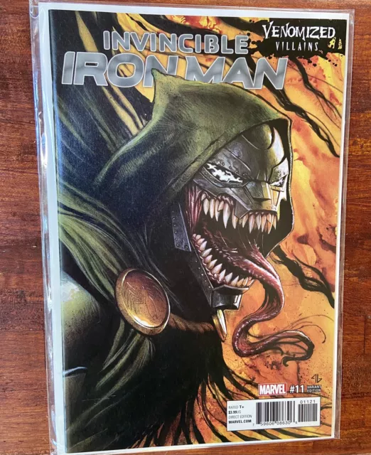 Marvel Comics INVINCIBLE IRON MAN 11 (2017) VENOMIZED Variant DR. DOOM