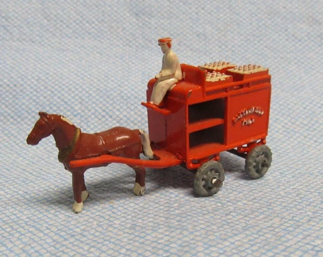 MOKO LESNEY MATCHBOX No 7 Horse Drawn Pasteurised Milk Float Wagon ...