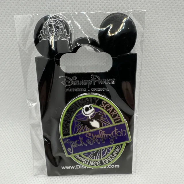 Disney Parks JACK SKELLINGTON Pin Nightmare Before Christmas Refreshingly Scary