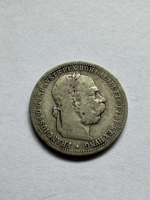 Goldies: Austria/Österreich Silber 1 Krone 1900 Franz I Josef Silver Coin