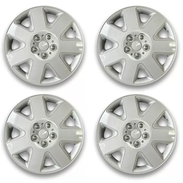15 Inch Wheel Trims Set of 4 15" Car Wheel Trim Covers Hub Caps 4 Pack ABS