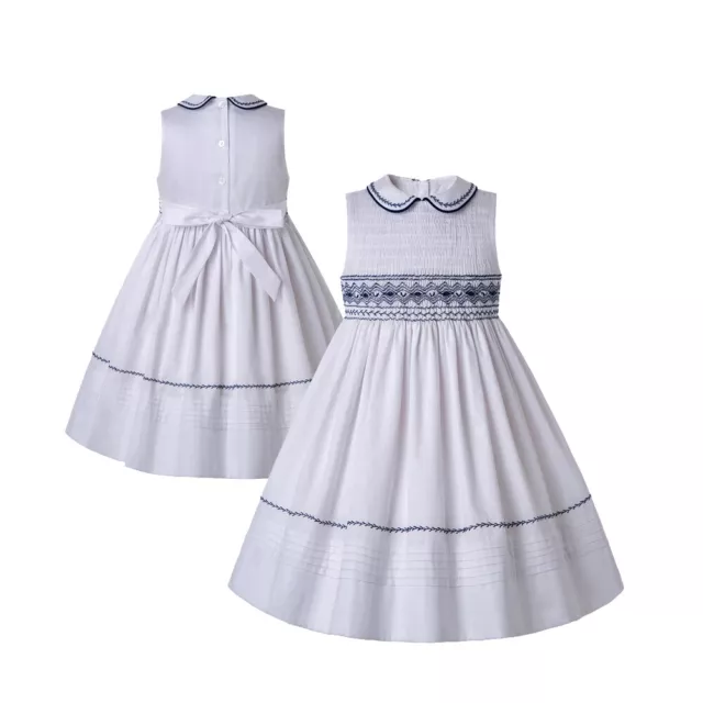 Abiti smocking bambina comunione romana estate bambini tramonto vacanze