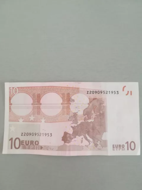 Billet de 10 euros eypo 2002