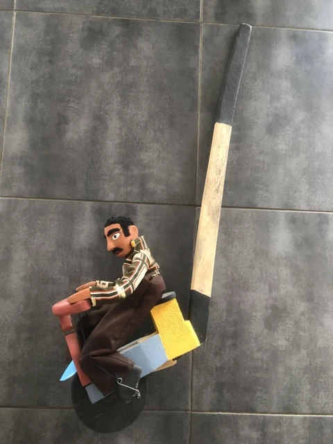 Marionnette Wakouwa clown Jouet en bois Enfant 3 ans + - Un jeux des jouets