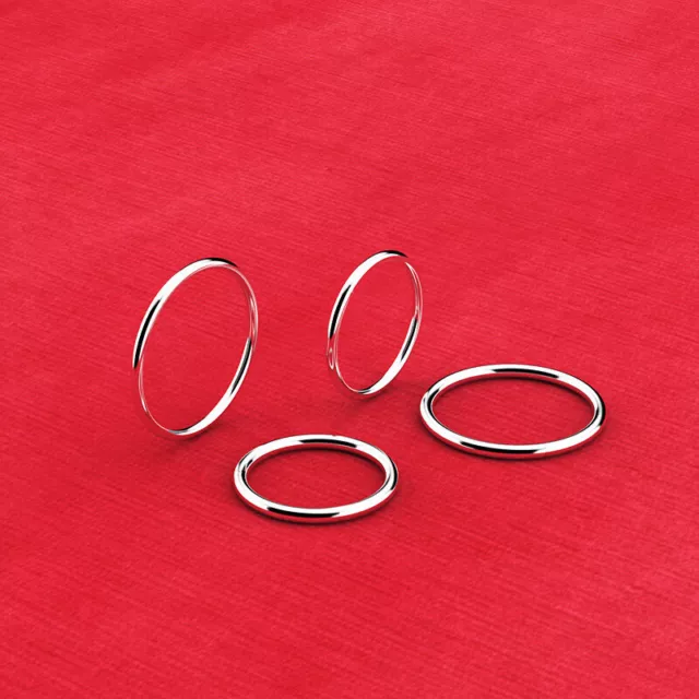 Seamless Hinged Segment Sleeper Clicker Ring Hoop Ear Lip Nose Septum Piercing 3