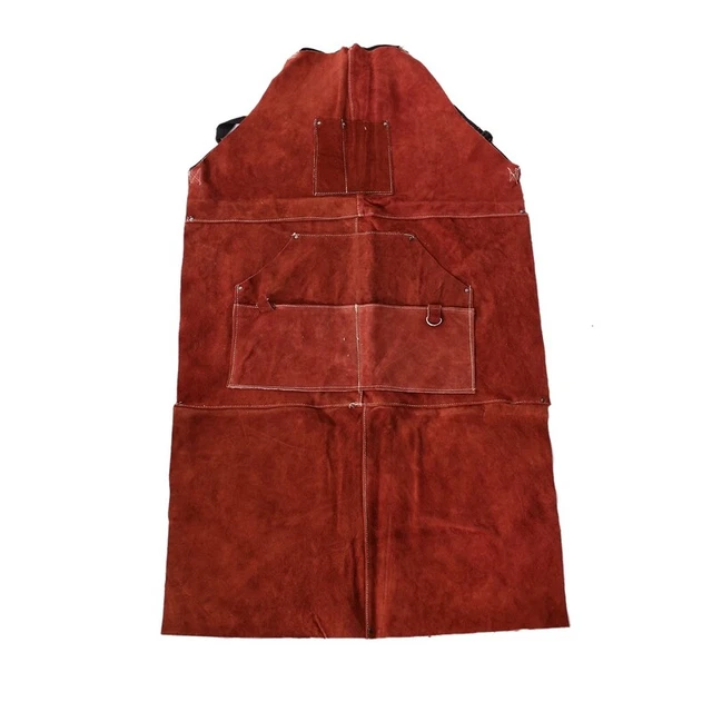 Leather Welding Apron - Heat & Flame-Resistant Heavy Duty Work Forge Apron ii