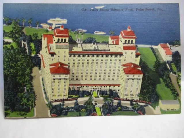 Wwii F.e.c. News W Palm Beach Postcard Palm Beach Biltmore Hotel, Palm Beach Fl