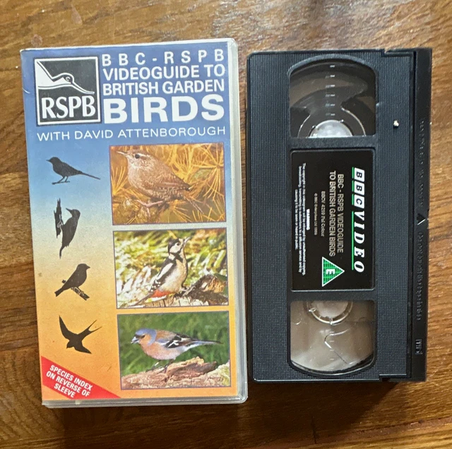 BBC VIDEO BBC-RSPB Videoguide British Garden Birds VHS PAL E 1989 ...