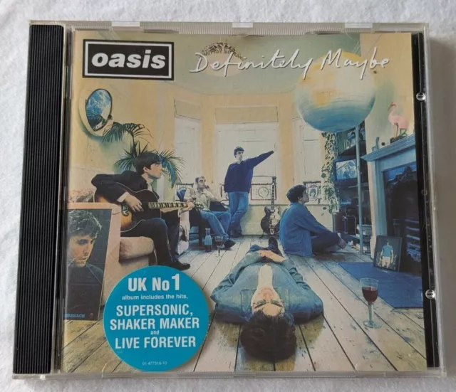 Oasis – Definitely Maybe, CD, Repress, Helter Skelter – 477318 2, (2005)  (VGC+)