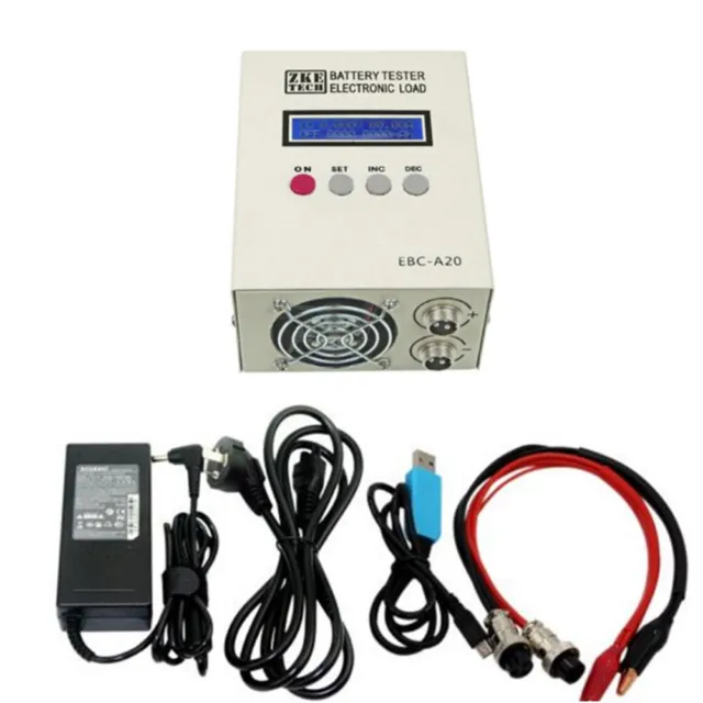 EBC-A20 Battery Tester 30V 20A 85W Lithium Lead-acid Test 4.5A Charge 20A