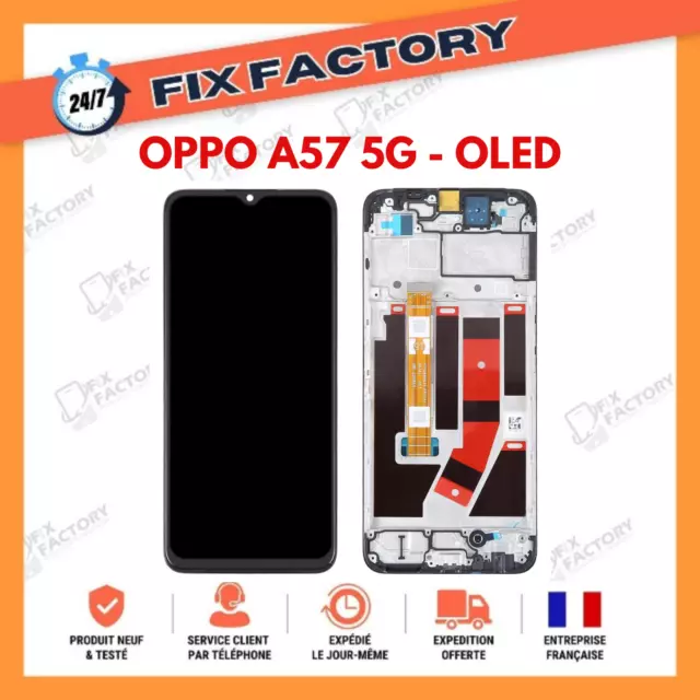 Ecran complet OLED + Tactile Oppo A57 5G AVEC CHASSIS QUALITE PREMIUM