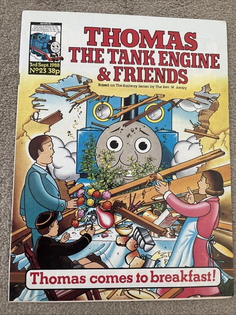 THOMAS THE TANK Engine And Friends Issue No.23 1988 Marvel £1.75 ...