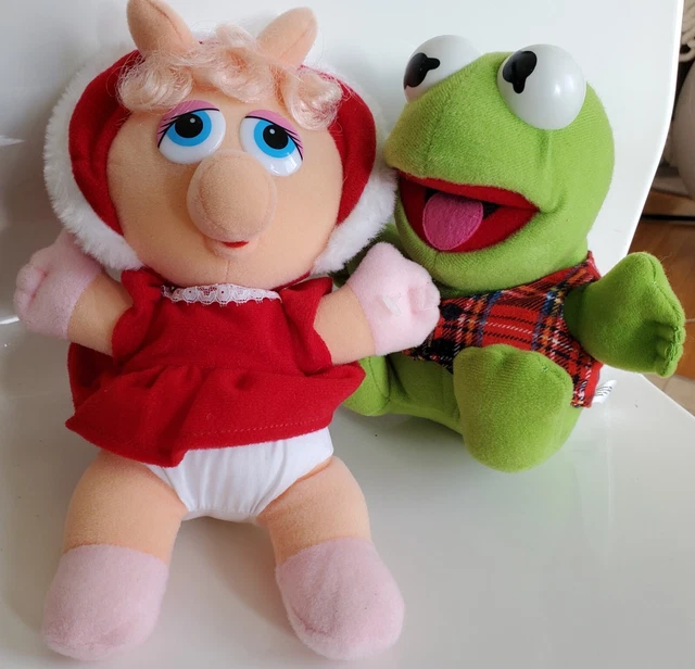 Muppet Babies | Kermit & Miss Piggy Plush | 1987, Henson