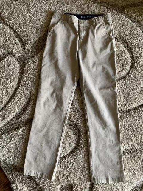 NWOT French Toast Boys Adjustable Waist Straight Fit Uniform Pants Khaki