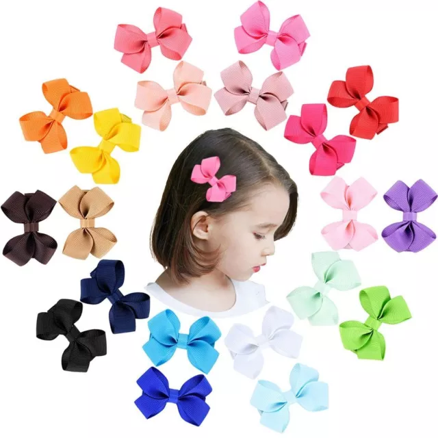 Cute Bow Hairpin Small Girls Barrette New Bowknot Hair Clips