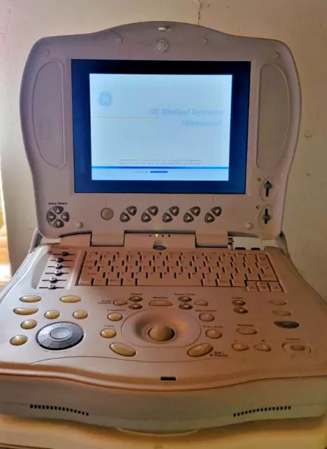 GE LOGIQBOOK Ultrasound Machine-Boots up with date