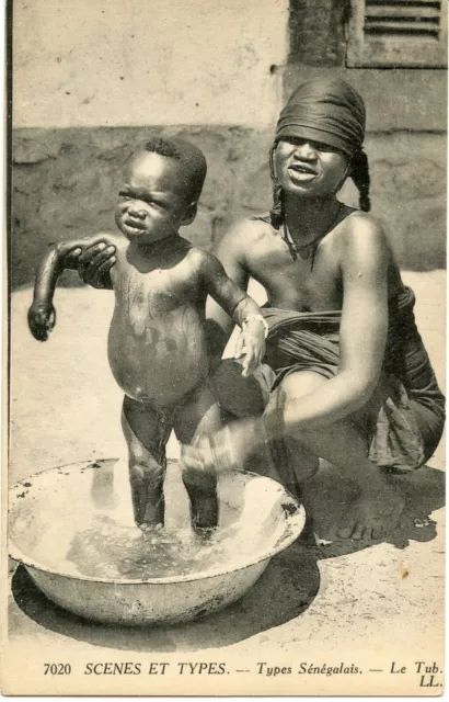 Cpsm / Carte Postale / Senegal Scenes Et Types / Types Senegalais