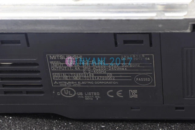 1PCS USED Mitsubishi Inverter FR-D720-0.2K 220V 200W tested