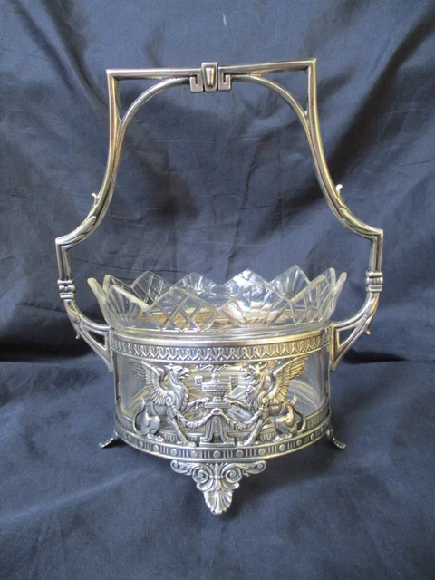Porte-cavier De Luxe – Argent Massif, Verre, Porcelaine, Marbre – Urart Turquie – Fait Main