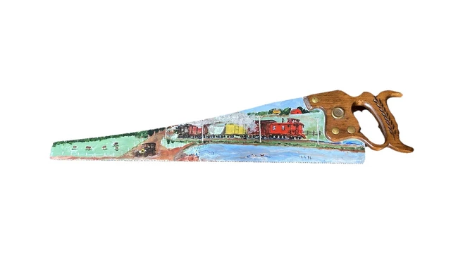 OUTIL ANCIEN PETIT scie a bois ebéniste menuisier art populaire EUR 20