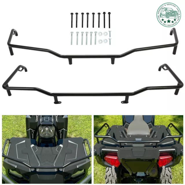 For 2014-2020 Polaris Sportsman 450 / 570 Front & Rear Storage Rack Extender