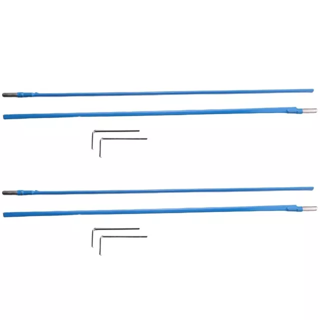 4 Stücke 46cm  Wege Rod Typ Dual Aktion Gitarre Hals Stange Stahl Blau 9438