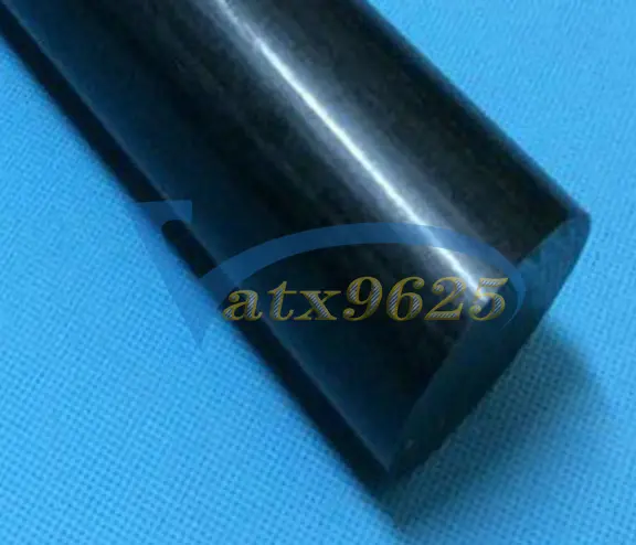 1PC NEW Nylon Polyamide PA Plastic Round Rod Stick Black 20mm x 250mm