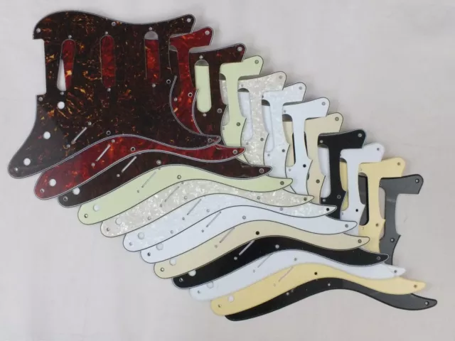 8 trous STRATOCASTER PLAQUE À GRATTER Pickguard pour s'adapter USA/Mex Fender en 12 couleurs