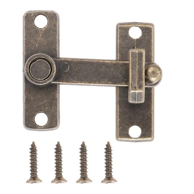 Boulon de serrure de porte en métal peu encombrant avec poignée de serrure en