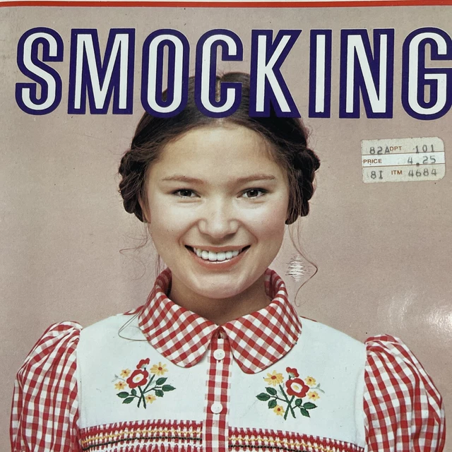 Ropa y decoración de patrones artesanales Smocking Ondori 1975 instrucciones detalladas