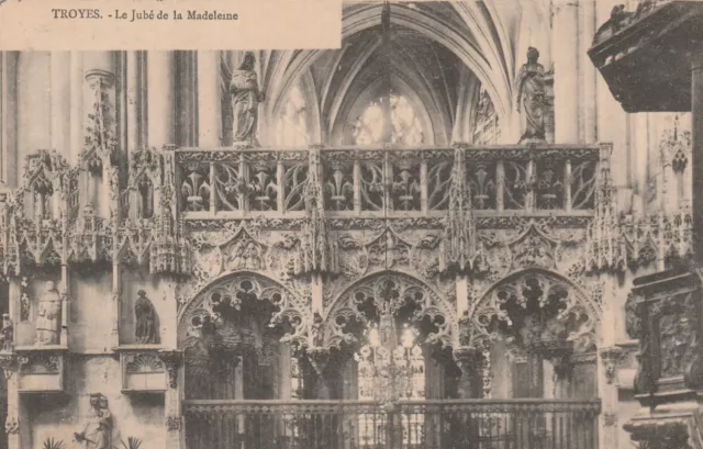 CPA 10 TROYES Le Jubé de la Madeleine