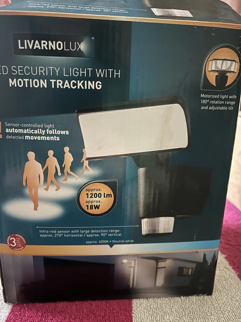 LIVARNO LUX LED Security Light With Motion Tracking 39.99 PicClick UK