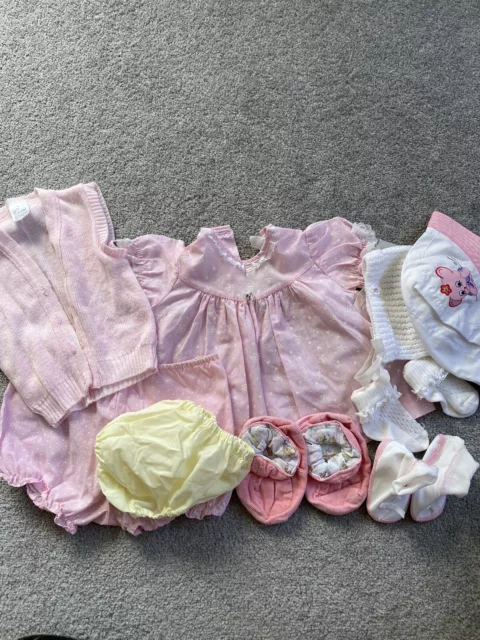 Vintage Baby Girl Bundle Various Sizes