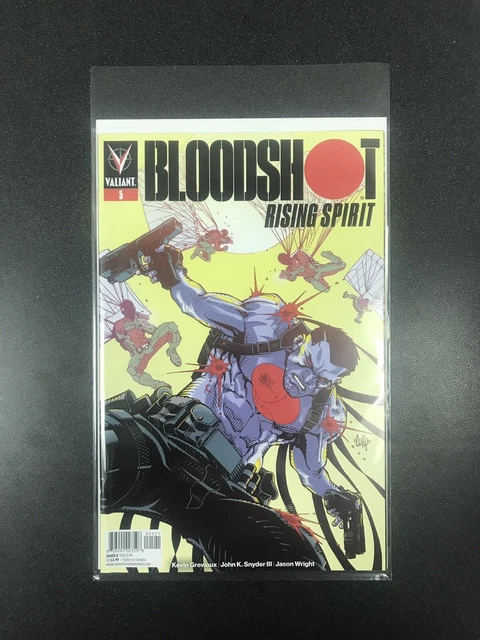 Valiant Comics Bloodshot: Rising Spirit #5 B Cover 2018 CASE FRESH 1st Print NM