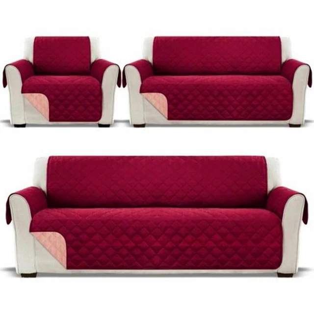 Sofa Covers Quilted Throw Washable Anti-Slip Cover Couch Furniture Protector Pet