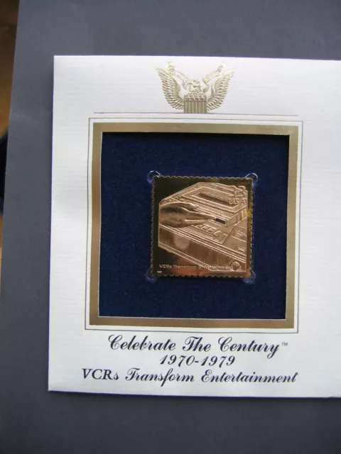 VCRS TRANSFORM ENTERTAINMENT Gold Golden Cover replica Celebrate Stamp