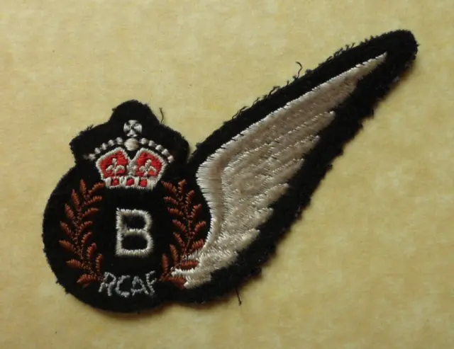 Royal Canadian Air Force Bombardier / Bomb Aimer Wing - Original WWII RCAF Patch