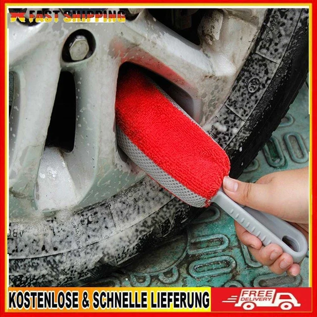 Portable Car Wheel Hub Wash Washing Brush Auto Tire Rim Cleaning Tools