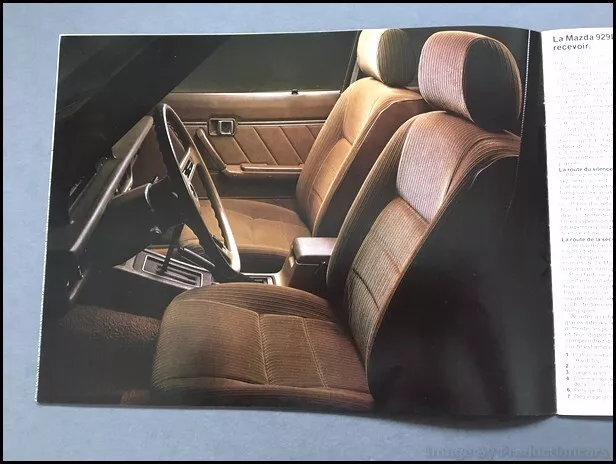 1979 Mazda 929L 929 French Original Car Sales Brochure Catalog 3