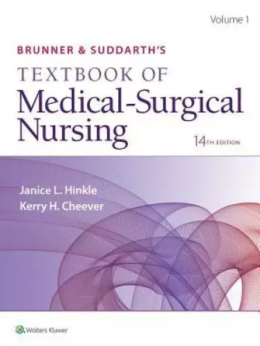 Brunner  Suddarths Textbook of Medical-Surgical Nursing - Hardcover - GOOD