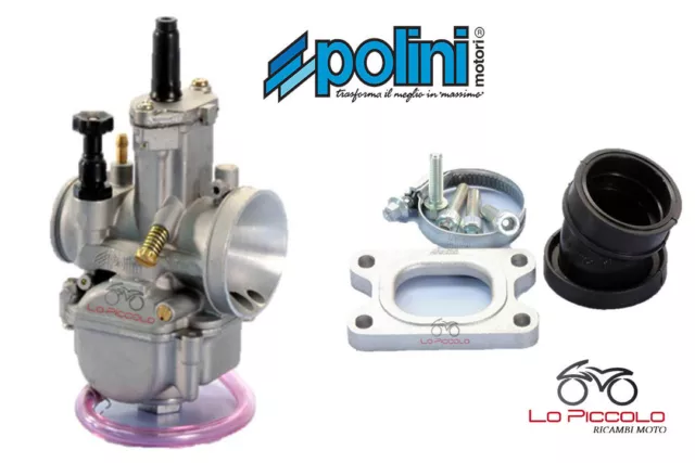 CARBURATORE PWK ø30 + COLLETTORE ASPIRAZIONE POLINI HM CRE 50 Minarelli AM6