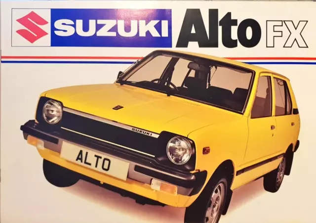 Suzuki Alto FX Brochure 1981
