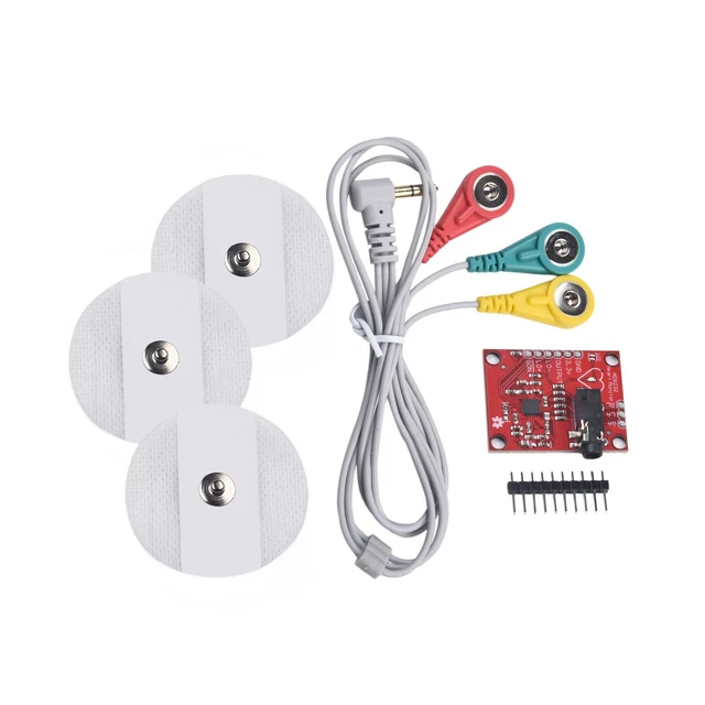 FOR ARDUINO COMPATIBLE EMG Sensor Module AD8232 Muscle Electrical ...