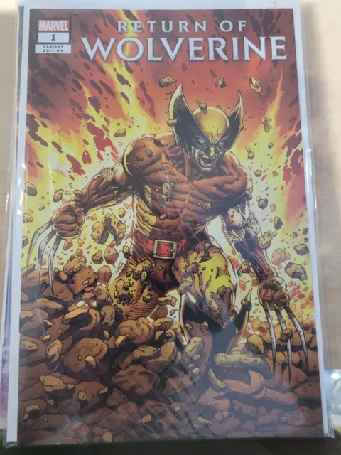 Return of Wolverine #1G McNiven Brown & Tan Variant Marvel Comics 2018 1st Print