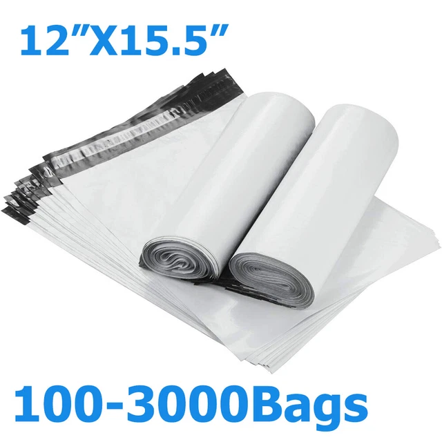 thumbnail image 2 of EcoSwift 5x7 White Poly Mailers – 75 Pack, Self-Seal, 1.7 MIL Thick 2 of 3