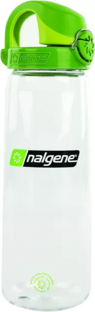 Nalgene OTF Sustain Trinkflasche Transparent/Grün 0,65 l Fahrradflasche Outdoor