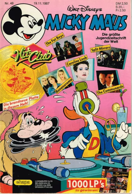 Micky Maus Heft Nr.48 vom 19.11.1987