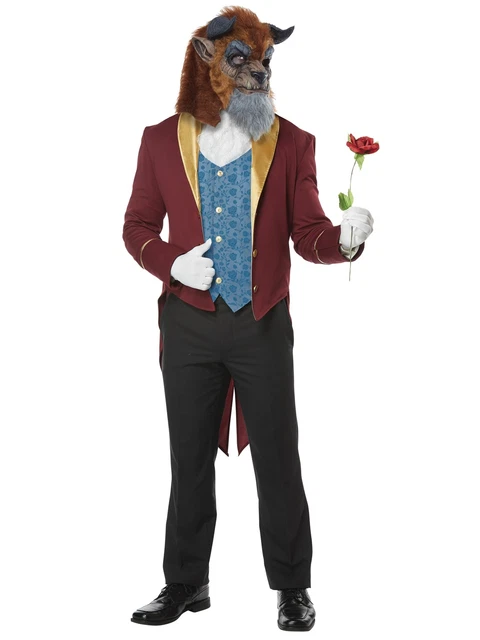 Storybook Prince Beauty and the Beast Fairy Tale Story Book Week Mens Costume